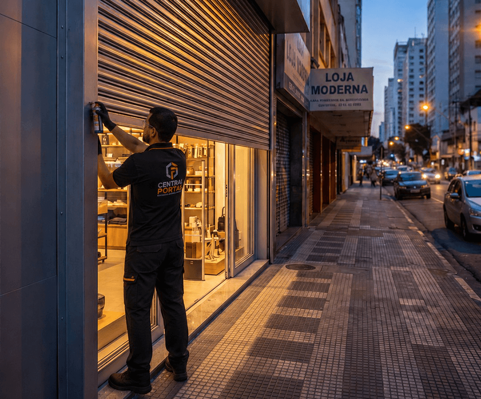 Manutenção Preventiva de Porta de Enrolar Automática